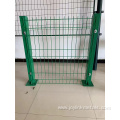 green or black 3D curved welded mesh fence